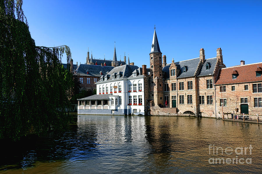Bruges Dijver Canal Photograph by Olivier Le Queinec