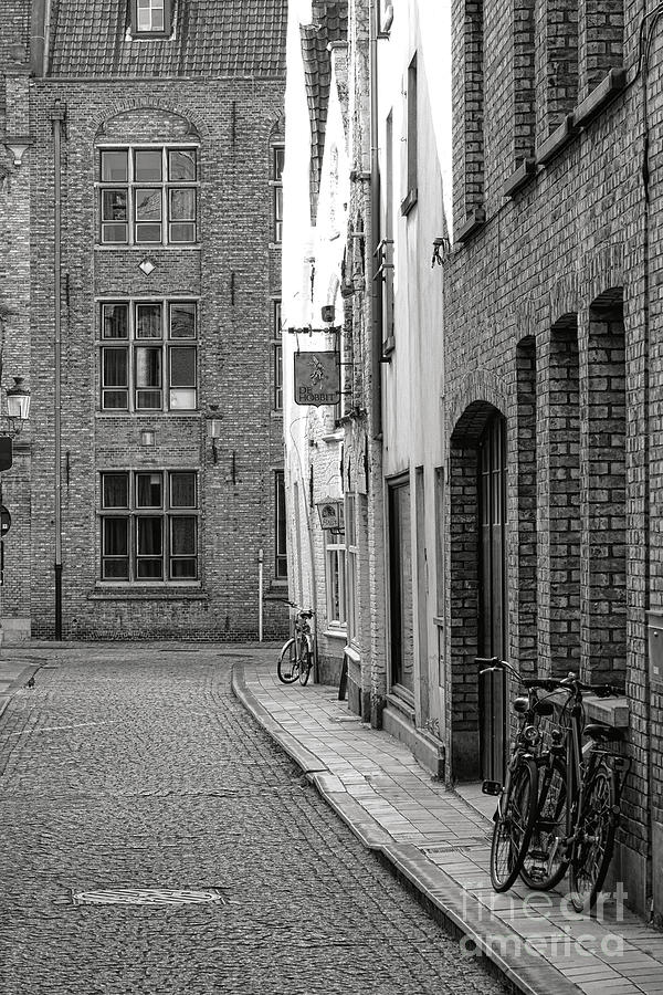 Bruges Street Photograph by Olivier Le Queinec
