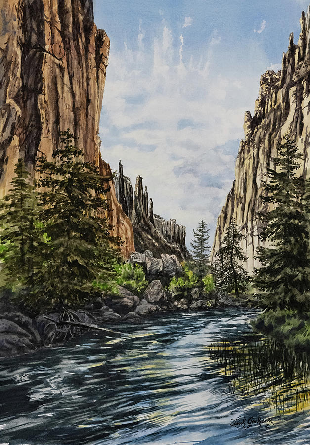 Bruneau River Gorge Painting by Link Jackson