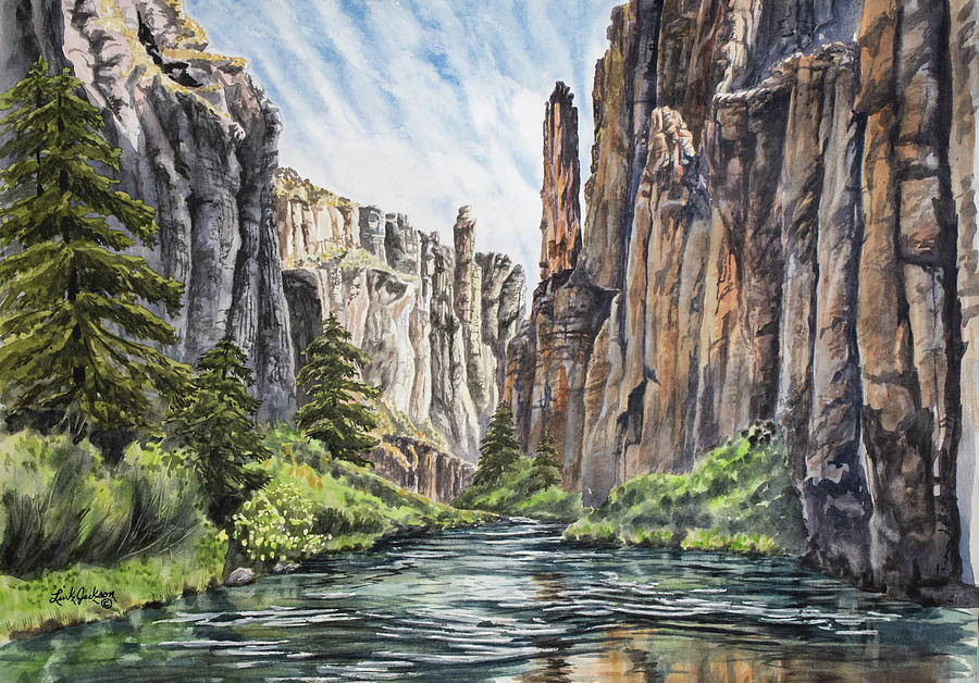 Bruneau River Spires Painting by Link Jackson