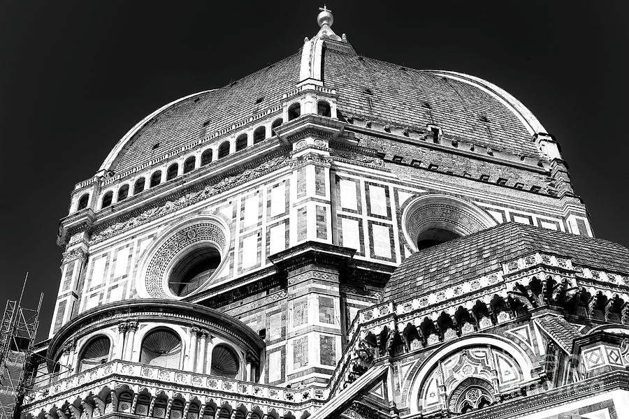 Brunelleschis Dome at the Florence Cathedral in Italy Photograph by John Rizzuto