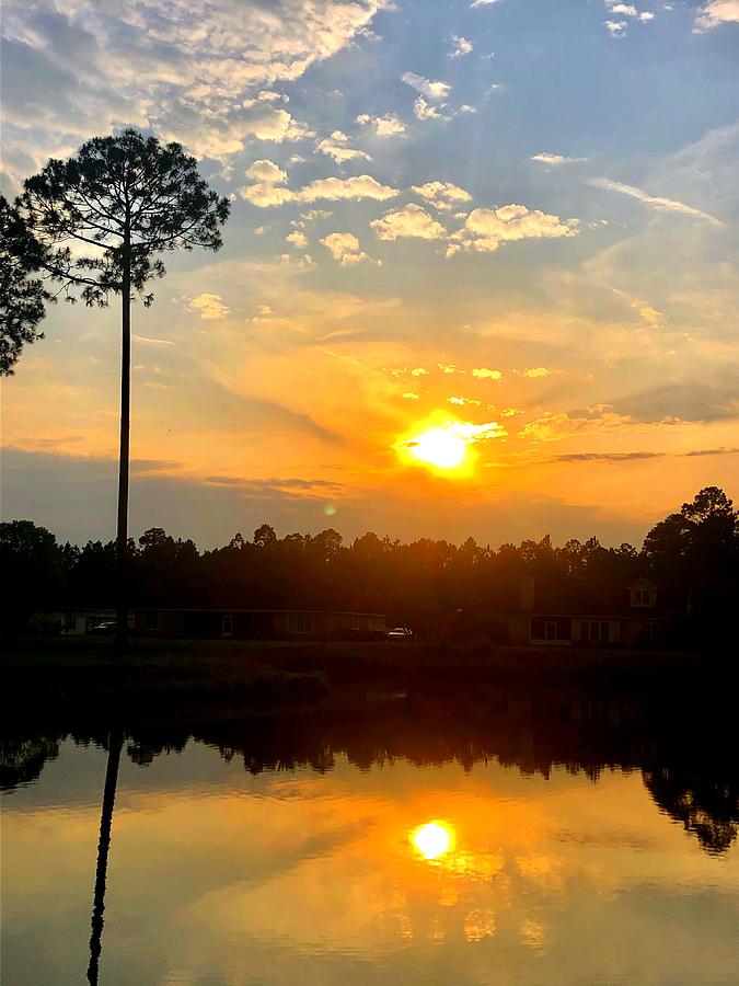 Brunswick Sunset Photograph by Bill Shuman Fine Art America