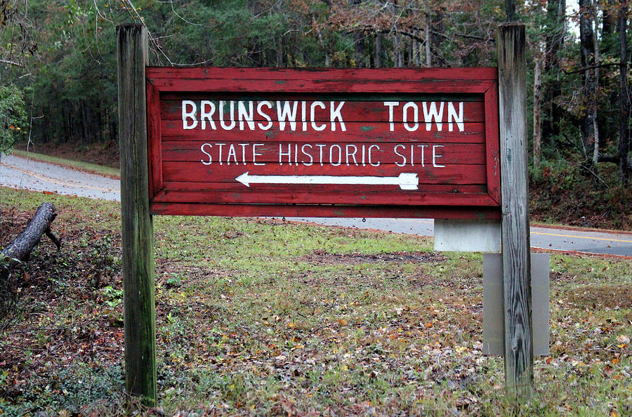 Brunswick Town Sign Photograph by Cynthia Guinn