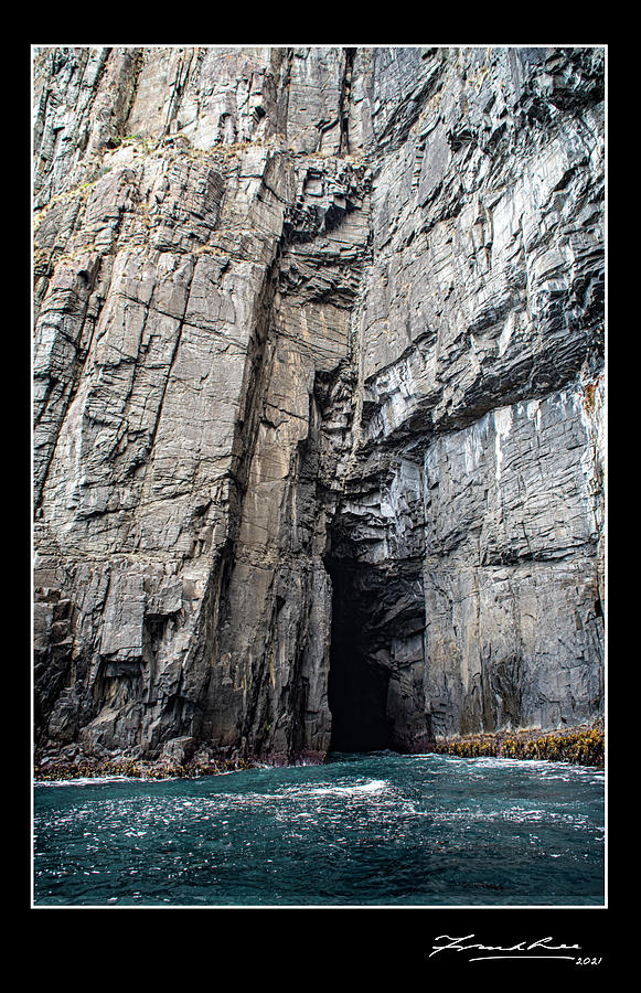 Bruny Island Cliff Photograph by Frank Lee