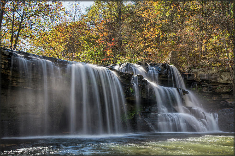 Brush Creek Falls Photograph by Erika Fawcett