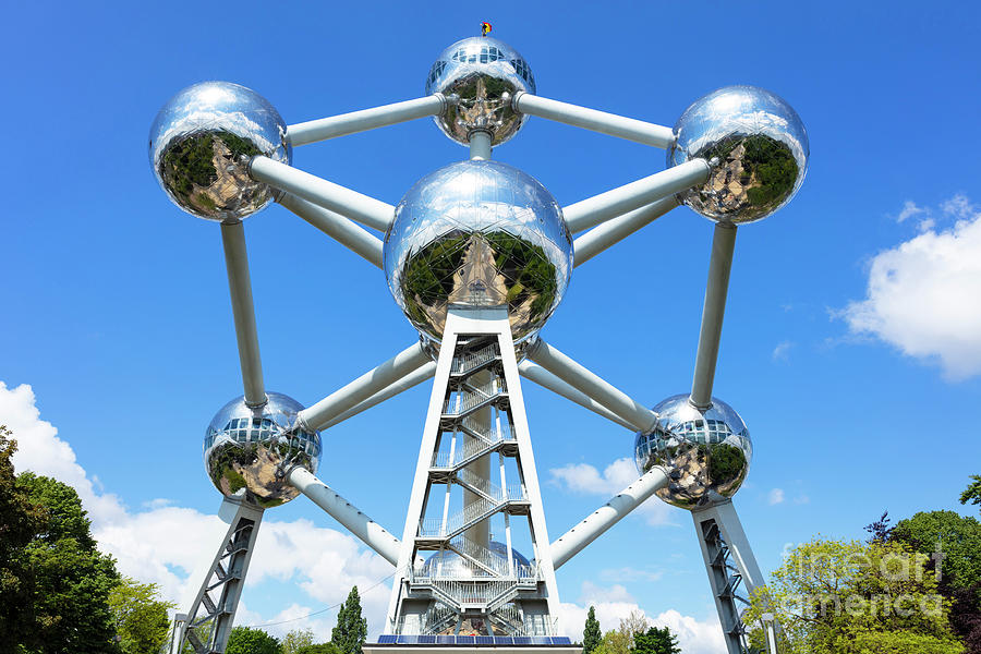 Brussels atomium, Brussels, Belgium, Europe Photograph by Neale And Judith Clark