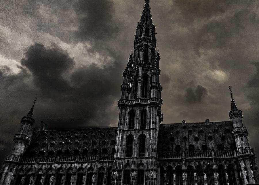 Brussels Gothic Town Hall Photograph by Double AA Photography