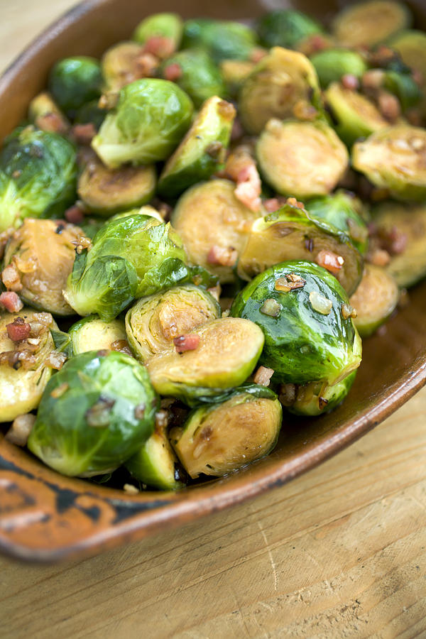 Brussels sprouts Photograph by Lara Hata