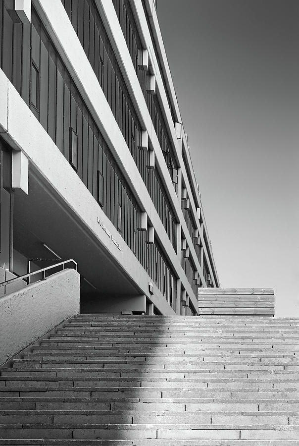 Brutalist Staircase - ec stoner building Photograph by Philip Openshaw ...