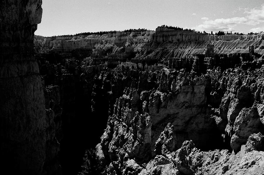 Bryce Canyon Black and White Photograph by Lorraine Palumbo