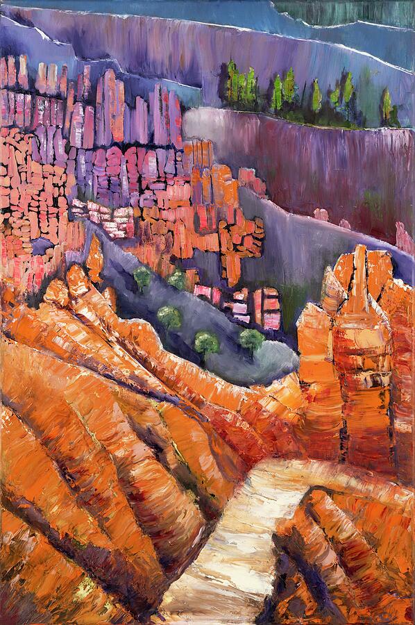 Bryce Canyon Painting by Evelyn Snyder Bryce Canyon Painting by Evelyn Snyder