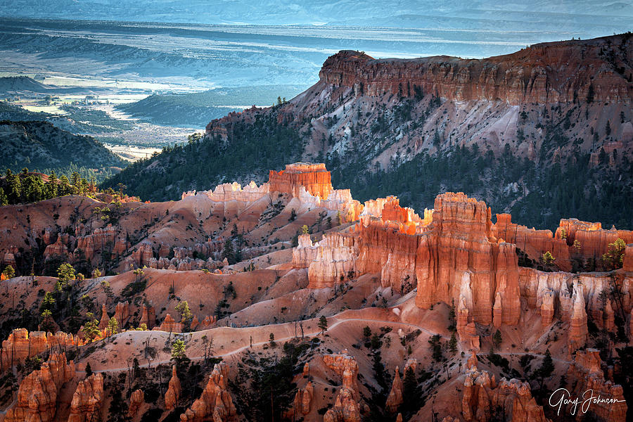 Gary Johnson Photograph - Bryce Canyon from Observation Point by Gary Johnson