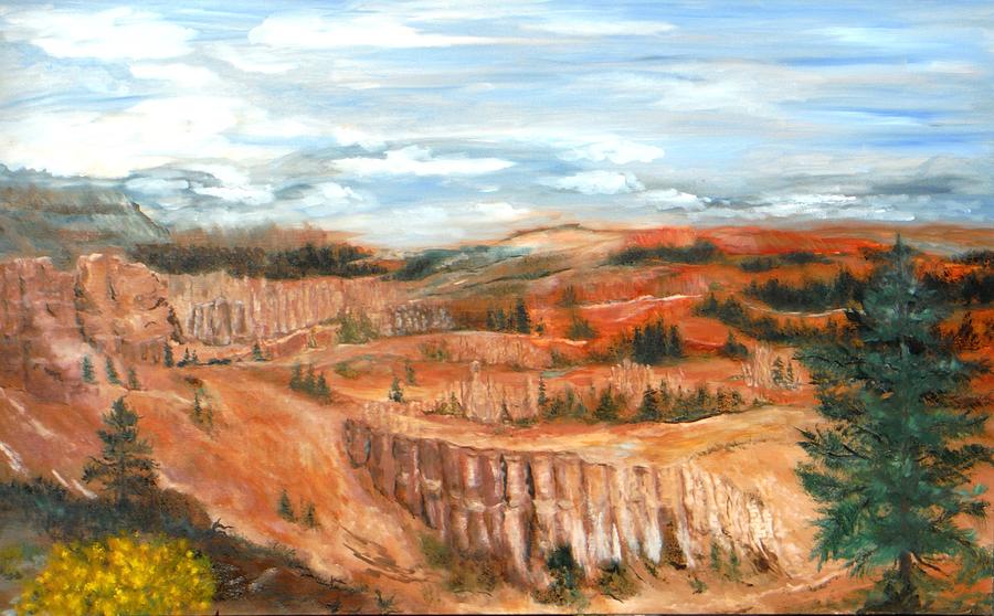 Landscape Painting - Bryce Canyon by Jacqueline Whitcomb