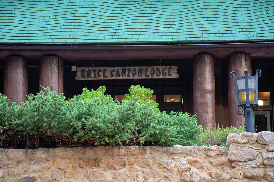 Bryce Canyon Lodge Sign Photograph by Bruce Gourley