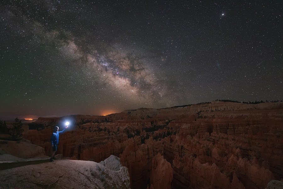 Bryce Canyon Milky Way Photograph by Carlos Fernandez