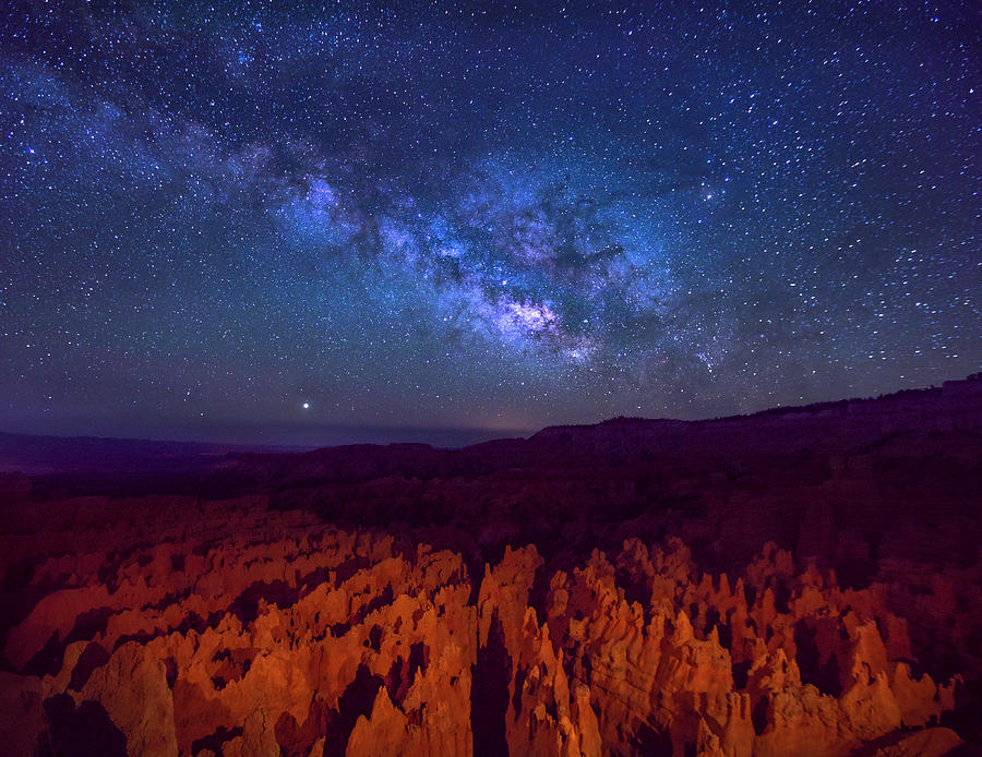 Summer Photograph - Bryce Canyon Milky Way by Wasatch Light