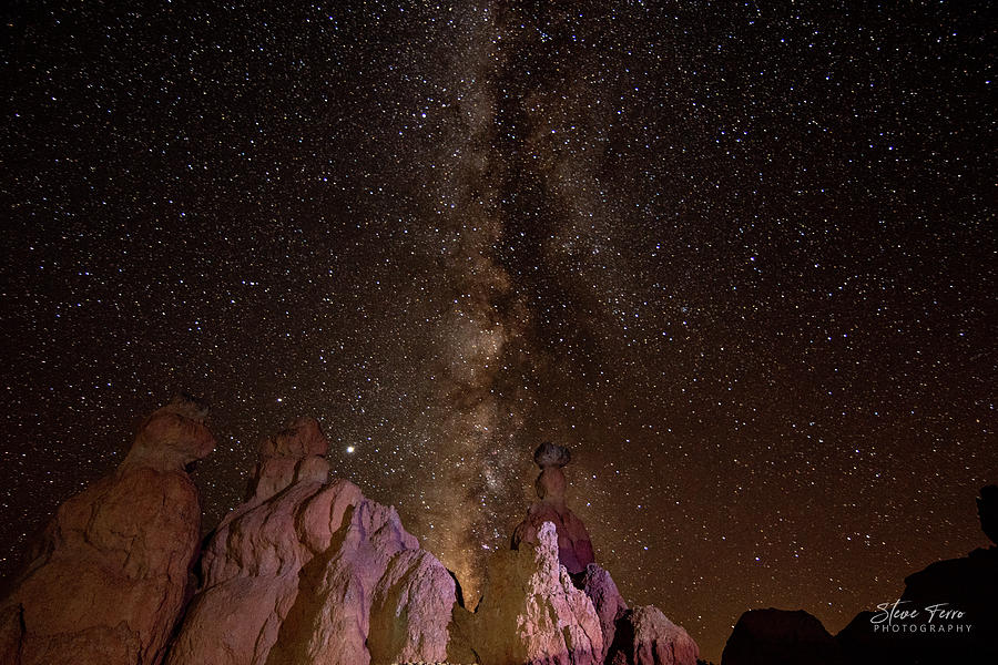 Bryce Canyon Milky Way Photograph by Steve Ferro