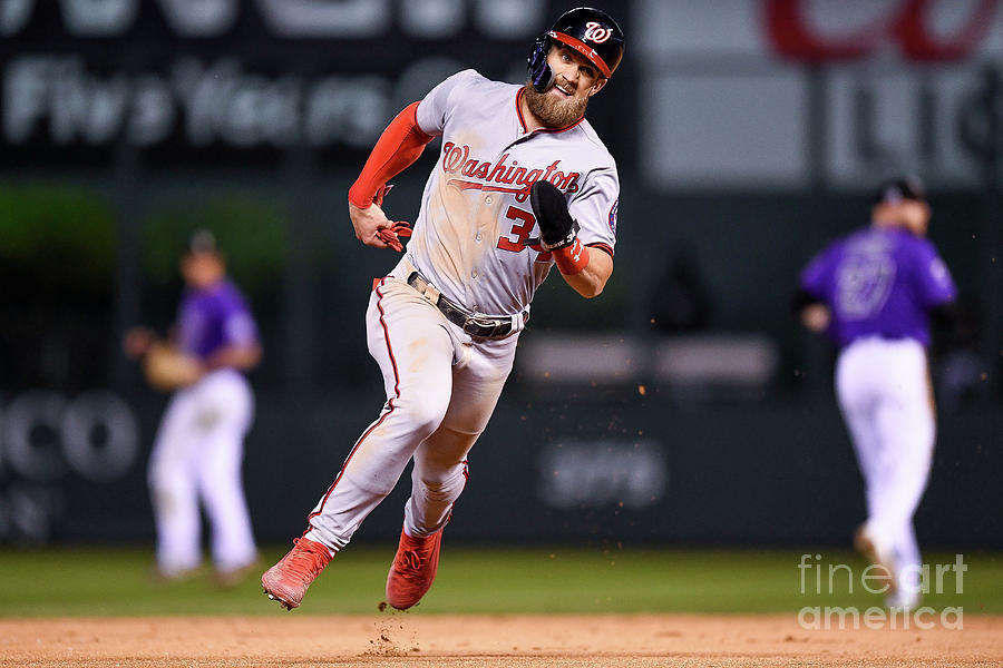 Bryce Harper Photograph by Dustin Bradford Bryce Harper Photograph by Dustin Bradford