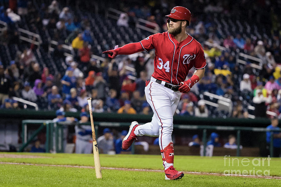 Bryce Harper Photograph by Scott Taetsch Bryce Harper Photograph by Scott Taetsch