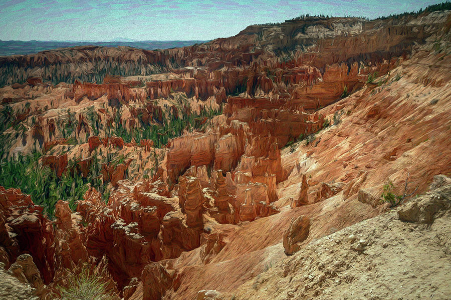 Bryce Hoodoos in Oil Photograph by Nicholas McCabe