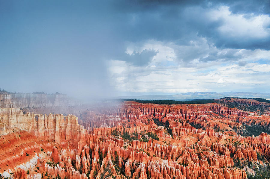 Bryce Point Summer Monsoon Photograph by Kyle Hanson