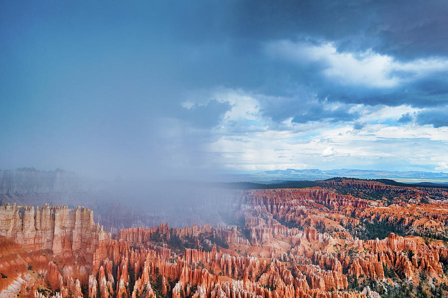 Bryce Point Summer Monsoon Landscape Photograph by Kyle Hanson