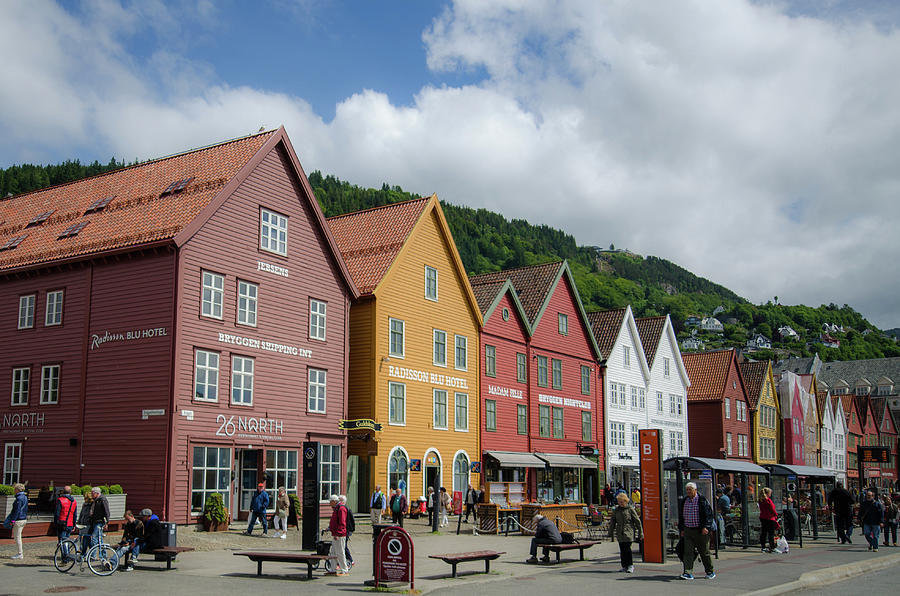 Bryggen in Bergen, Norway Photograph by Matthew DeGrushe