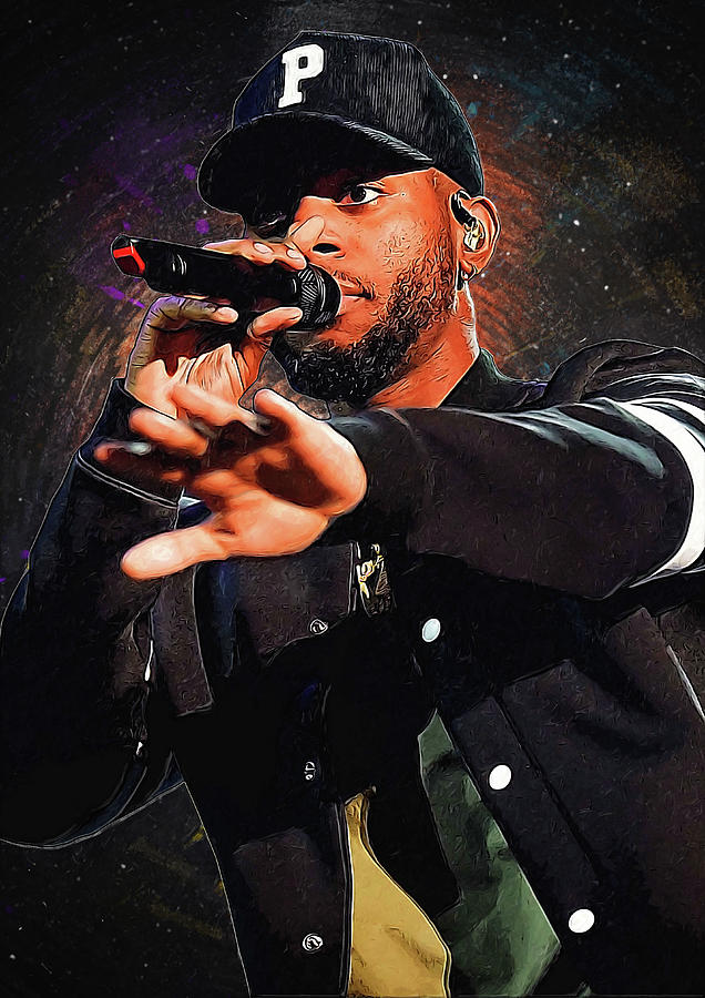 Bryson Tiller Digital Art by Smh Yrdbk | Fine Art America