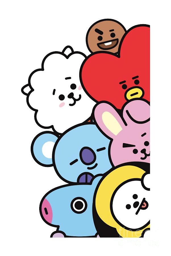 BT21 Group Digital Art by Roberto A Oxford - Fine Art America