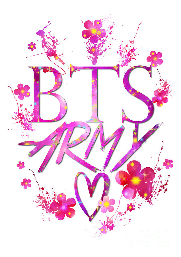 Bts Army Love - 41 Digital Art by Cute Potion Art Gallery - Fine Art ...