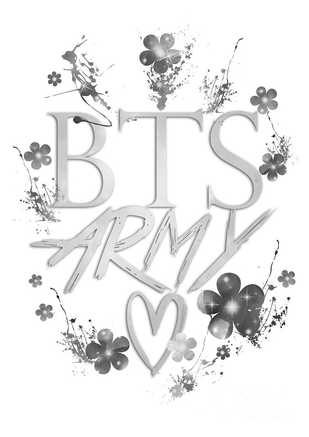 Bts Army Love - 61 Digital Art by Cute Potion Art Gallery | Fine Art ...