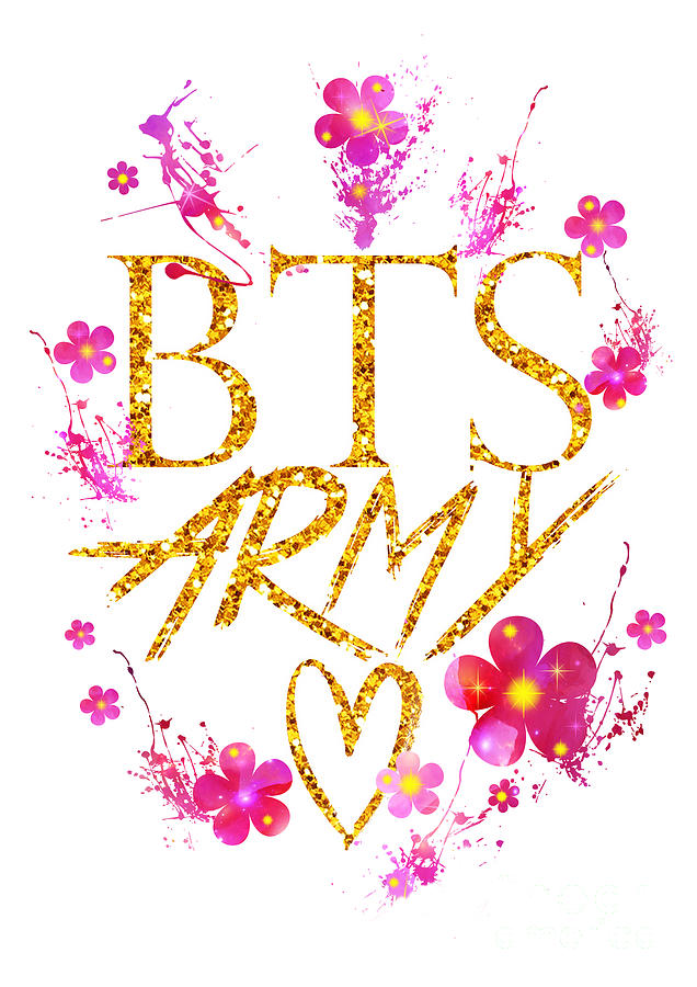 Bts Army Love - 67 Digital Art by Cute Potion Art Gallery | Pixels