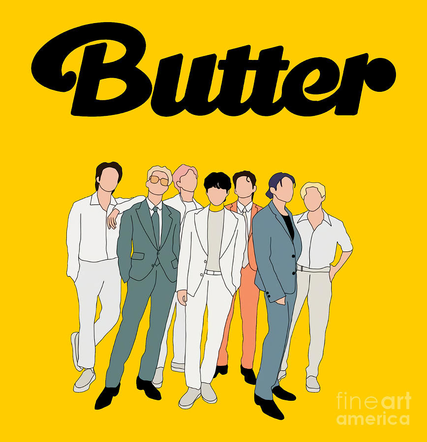 Bts Butter Digital Art by Dreston Peeras | Pixels