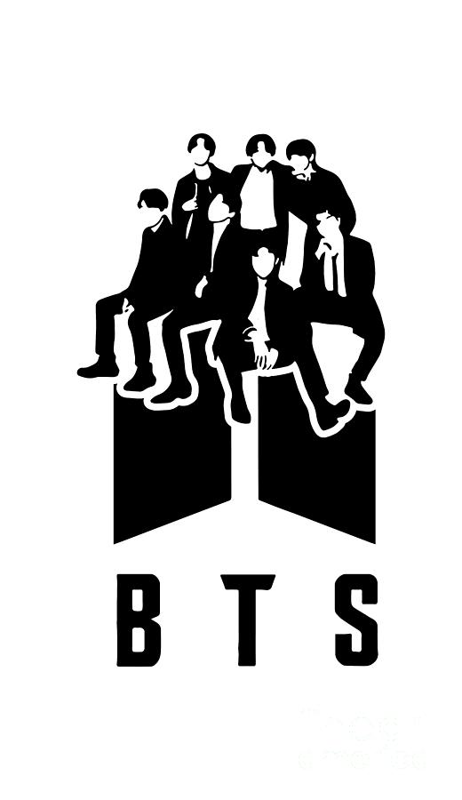 BTS members Logo - Bts - Mug | TeePublic