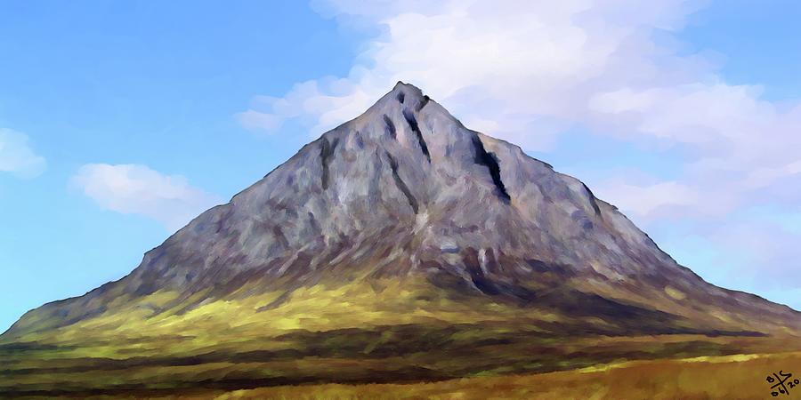Mountain Painting - Buachaille Etive Mor by Bruce