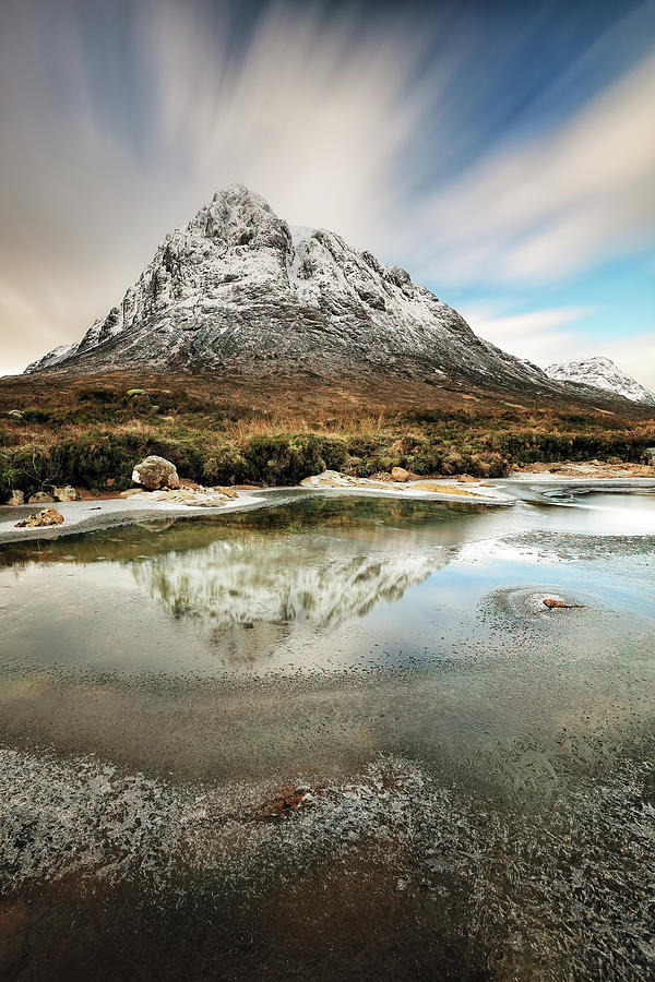 Buachaille reflection Photograph by Grant Glendinning