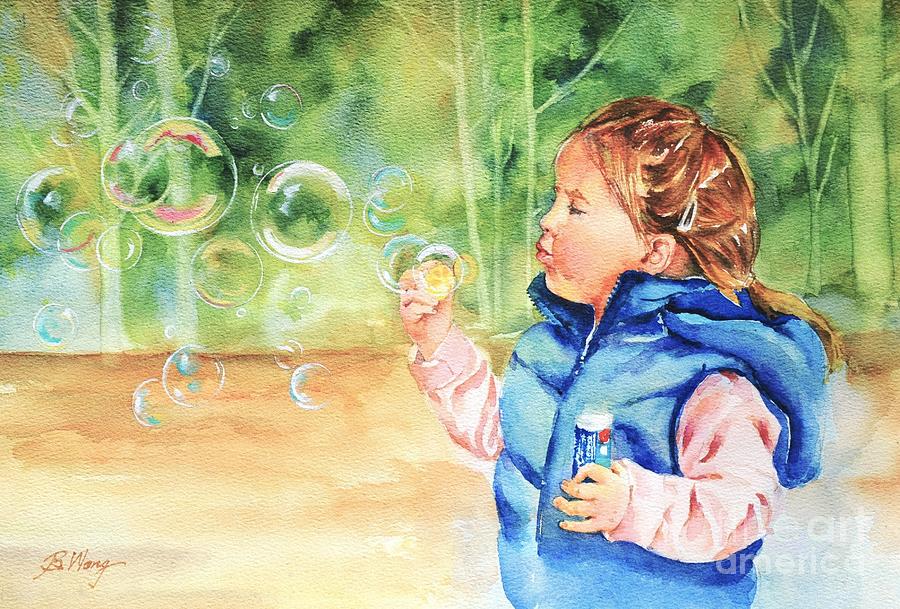 Bubble fun Painting by Betty M M Wong