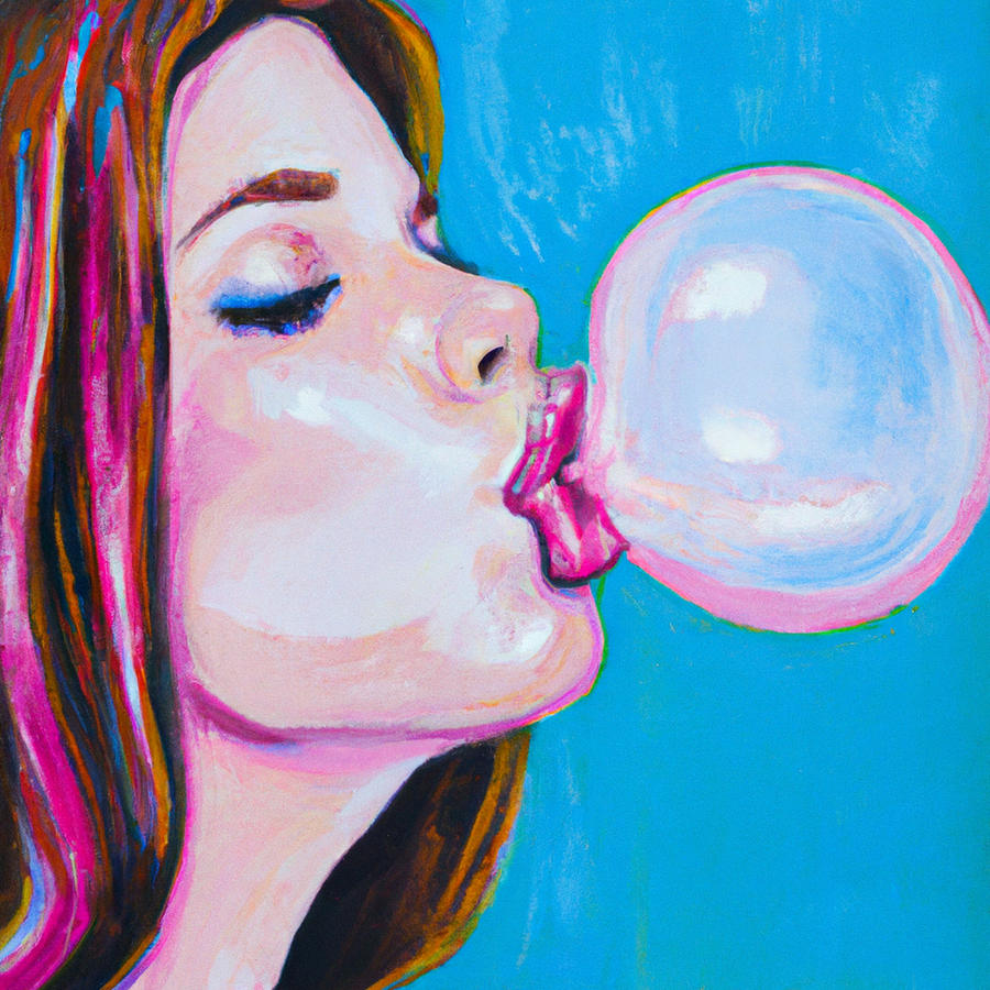 Bubble Gum 2 Digital Art by Dan Twyman