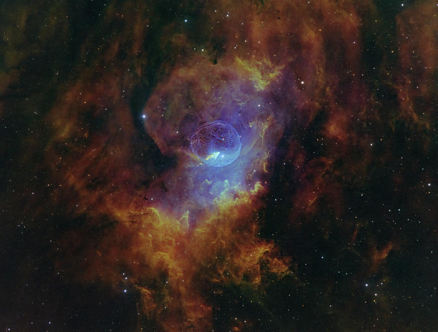 Bubble Nebula Photograph by Peter Kennett