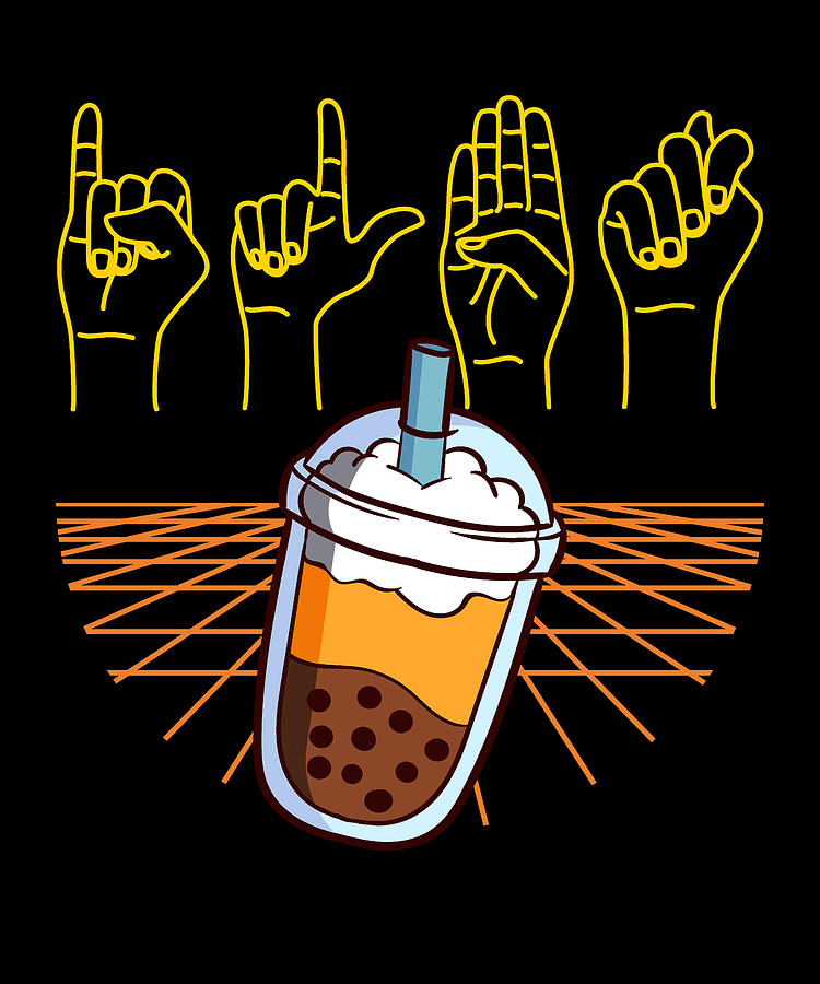 bubble-tea-i-love-boba-tea-in-sign-language-digital-art-by-bastav-hakim