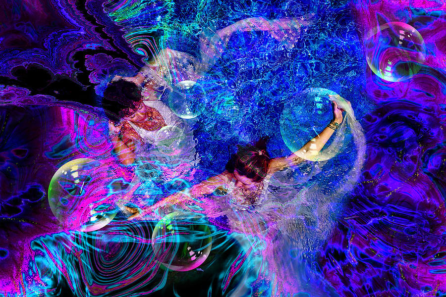 Bubble Universe 2 Digital Art by Lisa Yount
