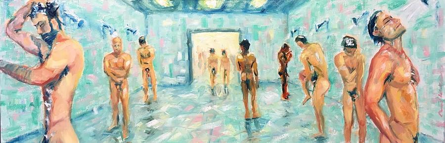 Bubblegum Showers Painting by Daniel W Green