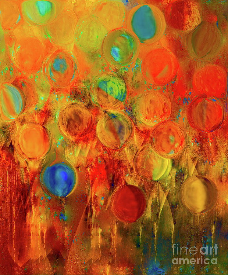 Bubblelicious 2 Painting by Catalina Walker