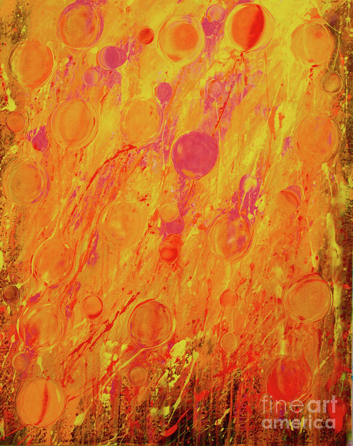 Bubblelicious 8 Painting by Catalina Walker