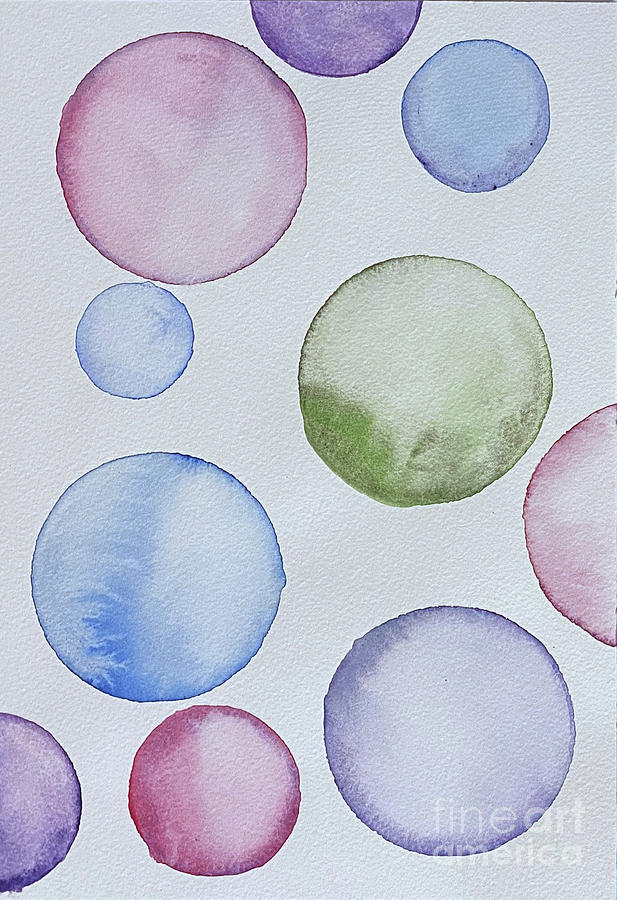 Bubbles 2 Painting by Lisa Neuman