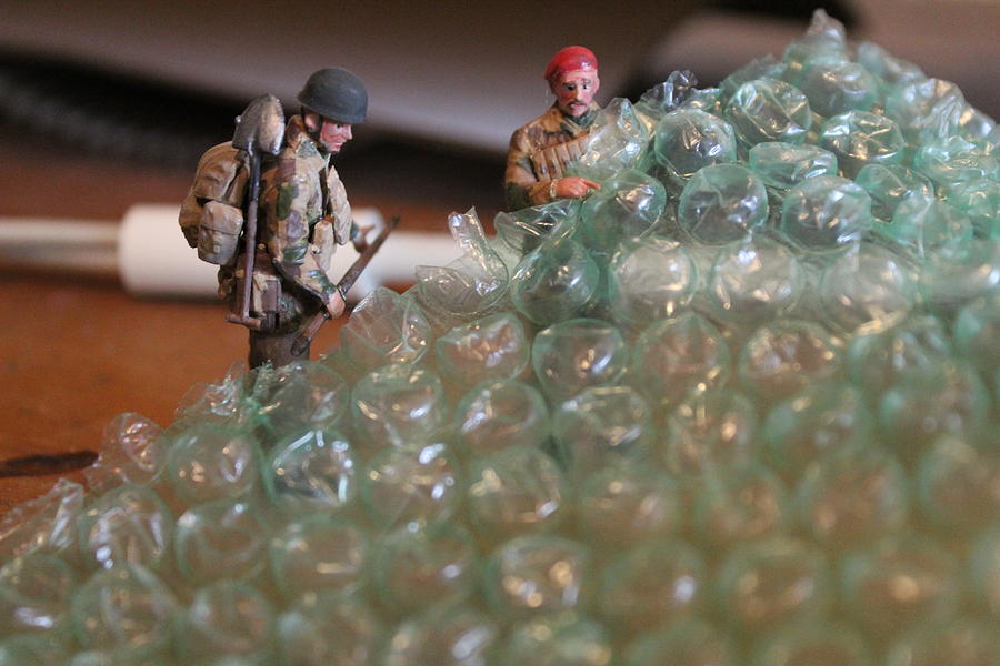 Bubbles Photograph by Army Men Around the House
