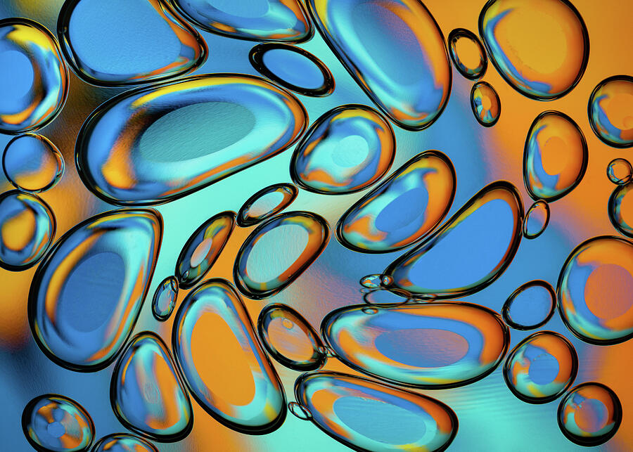 Abstract Photograph - Bubbles I by Dave Bowman