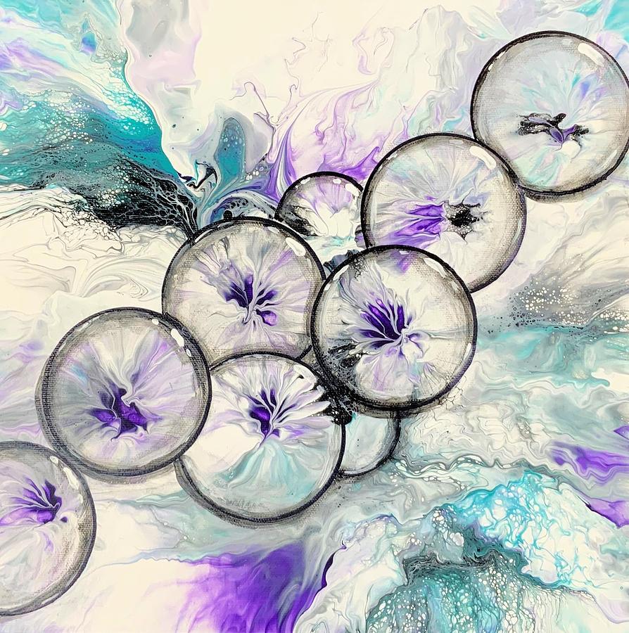 Bubbles Painting by Soraya Silvestri