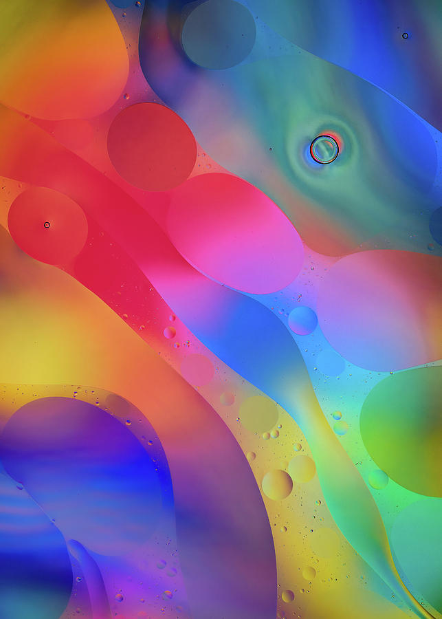 Abstract Photograph - Bubbles V by Dave Bowman