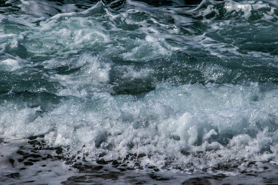 Bubbling Waves Photograph